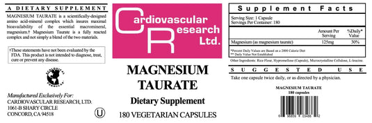 Magnesium Taurate 125 mg