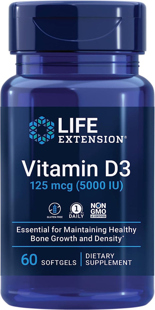 Vitamin D3 125 mcg (5000 IU)