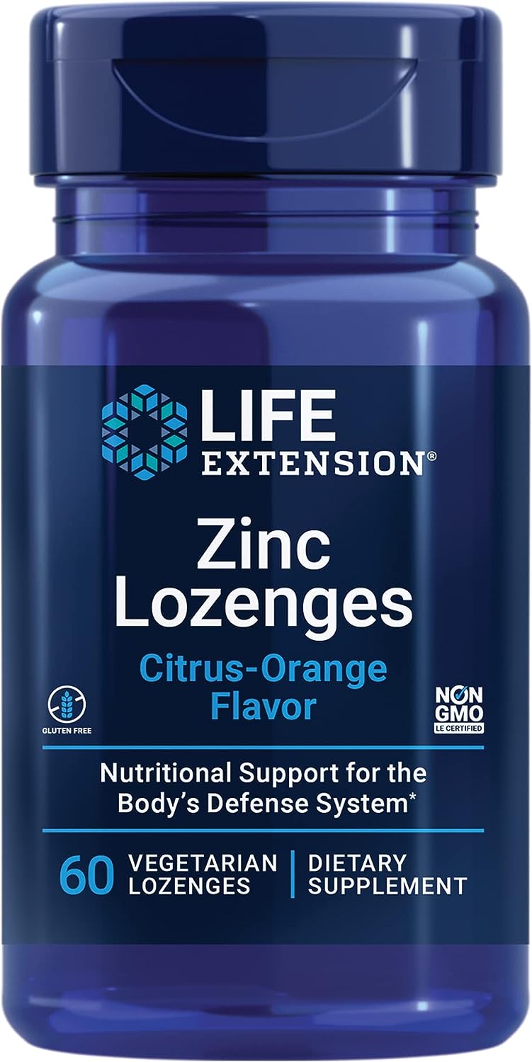 Zinc Lozenges (CitrusOrange Flavor) Solutions 4 Health