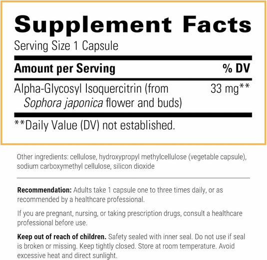 Alpha-Glycosyl Isoquercitrin