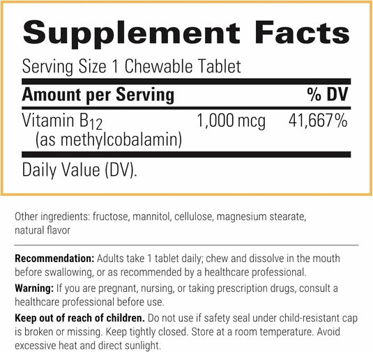 B12-Active™ Chewable Tablets