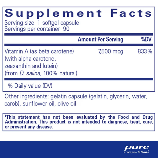 Beta Carotene (with Mixed Carotenoids)