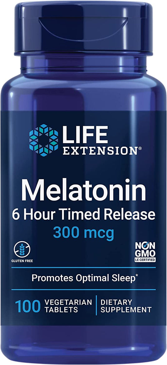 Melatonin 6 Hour Time Release - 300 mcg