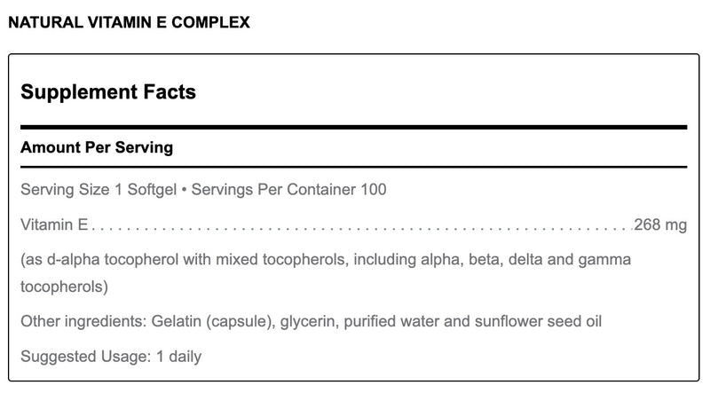Load image into Gallery viewer, Natural Vitamin E Complex
