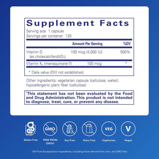 Vitamin D3 & K2