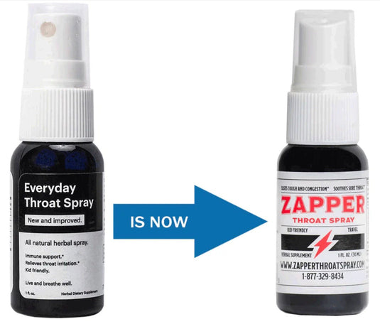 Zapper Throat Spray (formerly Everyday Throat Spray)