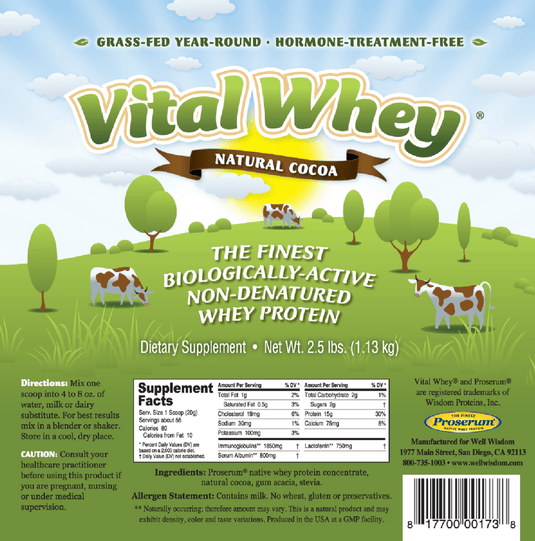 Vital Whey® Grassfed Protein - Cocoa