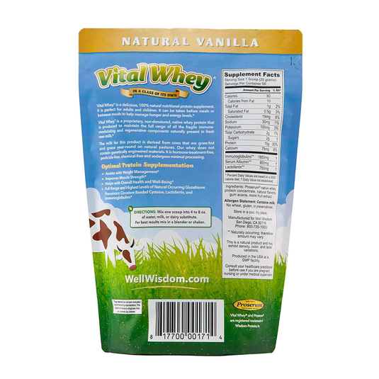 Vital Whey® Grassfed Protein - Vanilla