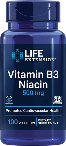 Vitamin B3 Niacin 500 mg