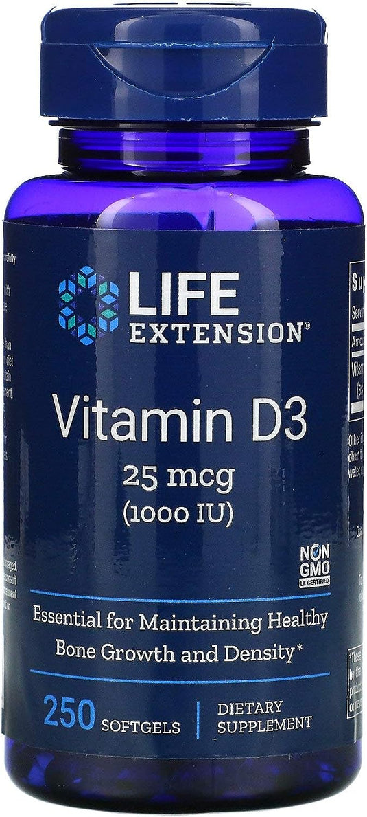 Vitamin D3 25 mcg (1000 IU)