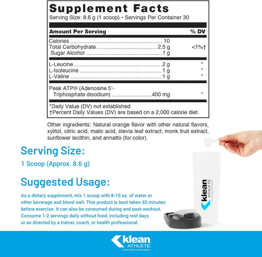 Klean BCAA + PEAK ATP® - 258g