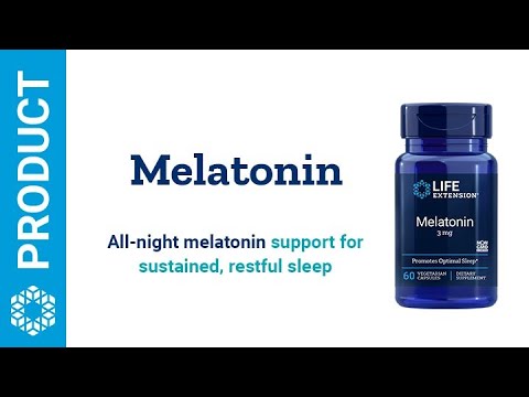 Load and play video in Gallery viewer, Melatonin 6 Hour Time Release - 300 mcg
