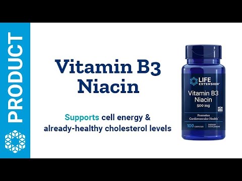 Load and play video in Gallery viewer, Vitamin B3 Niacin 500 mg
