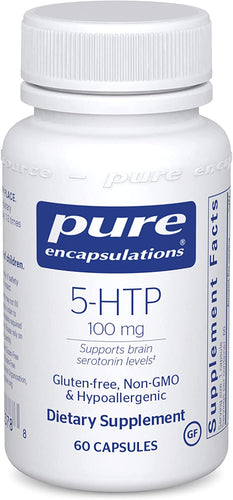 Pure Encapsultations 5-HTP 100MG Supports brain serotonin levels