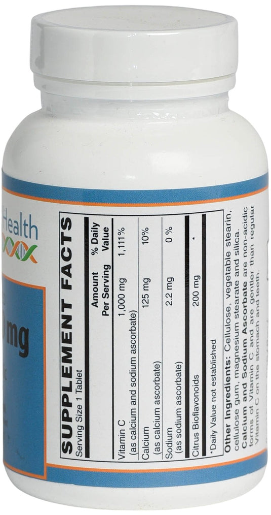 Solutions 4 Health Buffered Vitamin C-1000MG Product Label