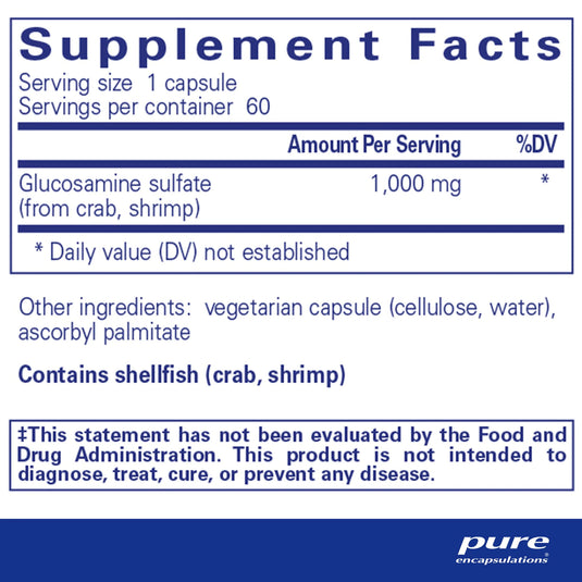 Glucosamine Sulfate 1,000 mg (1 gm)